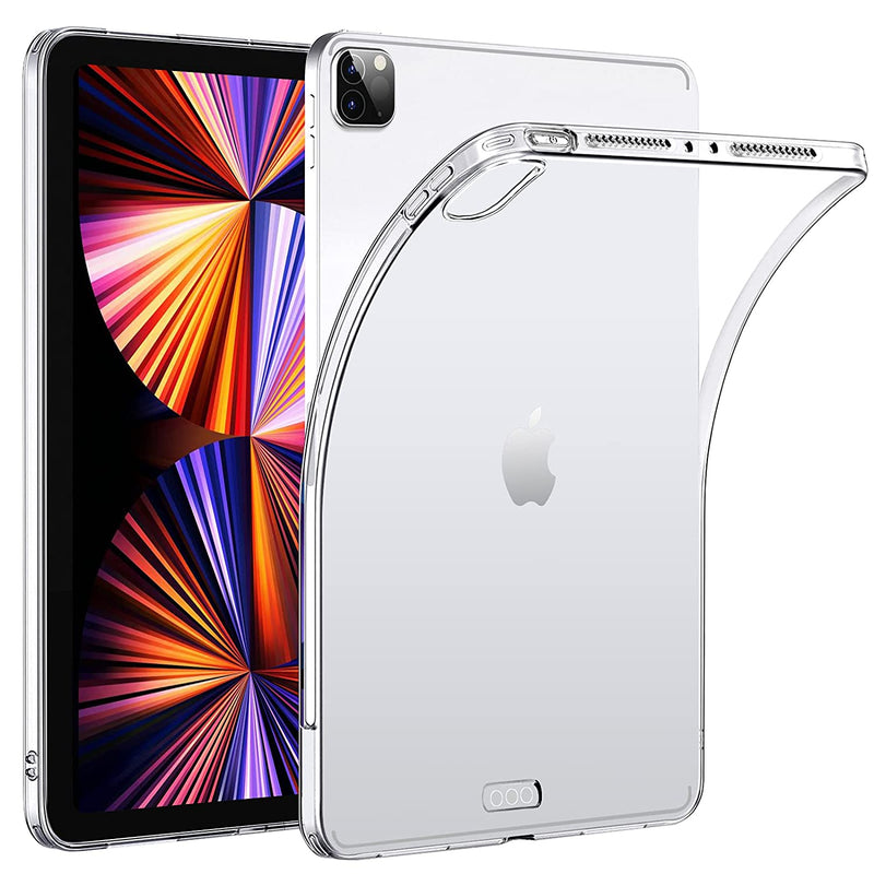 New Clear Case For 2021 Ipad Pro 12 9 5Th Generation Support Apple Pencil 2Nd Gen Charging Soft Slim Lightweight Tpu Cover For Ipad Pro 12 9 Inch 5Th