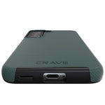 Crave Dual Guard For Samsung Galaxy S22 Case Shockproof Protection Dual Layer Case For Samsung Galaxy S22 5G Forest Green