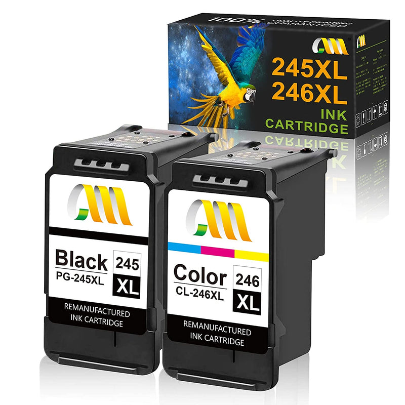 Ink Cartridge Replacement For Canon Pg 245Xl Cl 246Xl Pg 243 Cl 244 High Yield Ink For Pixma Ts3120 Mg2520 Mx492 Tr4520 Ts202 Mg2525 Mg3022 Mg2522 Mg2922 Printe