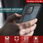 Punkcase Iphone 12 Pro Max Waterproof Case Extreme Series Slim Fit Ip68 Certified Shockproof Snowproof Armor Cover W Built In Screen Protector For Iphone 12 Pro Max 6 7 White