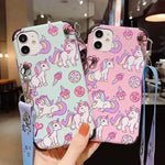 Guppy Compatible With Iphone 13 Pro Max Unicorn Case 3D Cute Cartoon Funny Animal Kawaii With Laryard Stand Protective Tpu And Imd Anti Slip For Women Girls Case 6 7 Inch Green Ql3348 I13Pm 1