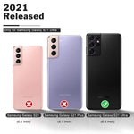 Elegant Choise Samsung Galaxy S21 Ultra Case With Screen Protector And Camera Lens Protector Clear Protective Phone Case With Vertical And Horizontal Stand Hand Strap Kickstand Clear