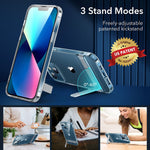 Esr Metal Kickstand Case Compatible With Iphone 13 Case Patented Two Way Stand Reinforced Drop Protection Slim Flexible Back Cover Clear