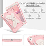 New Ipad 10 2 9Th 8Th 7Th Generation Case 2021 2020 2019 Butterfly Wings Kickstand With Pencil Holder Heavy Duty Rugged Shockproof Full Protective Case F