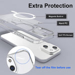 Lechivee For Iphone 13 Pro Max Case Compatible With Magsafe Magnetic 13 Pro Max Clear Case With Built In Magnets Anti Yellowing Shockproof Bumper Hard Back Protective Phone Cover 6 7 Inch 2021