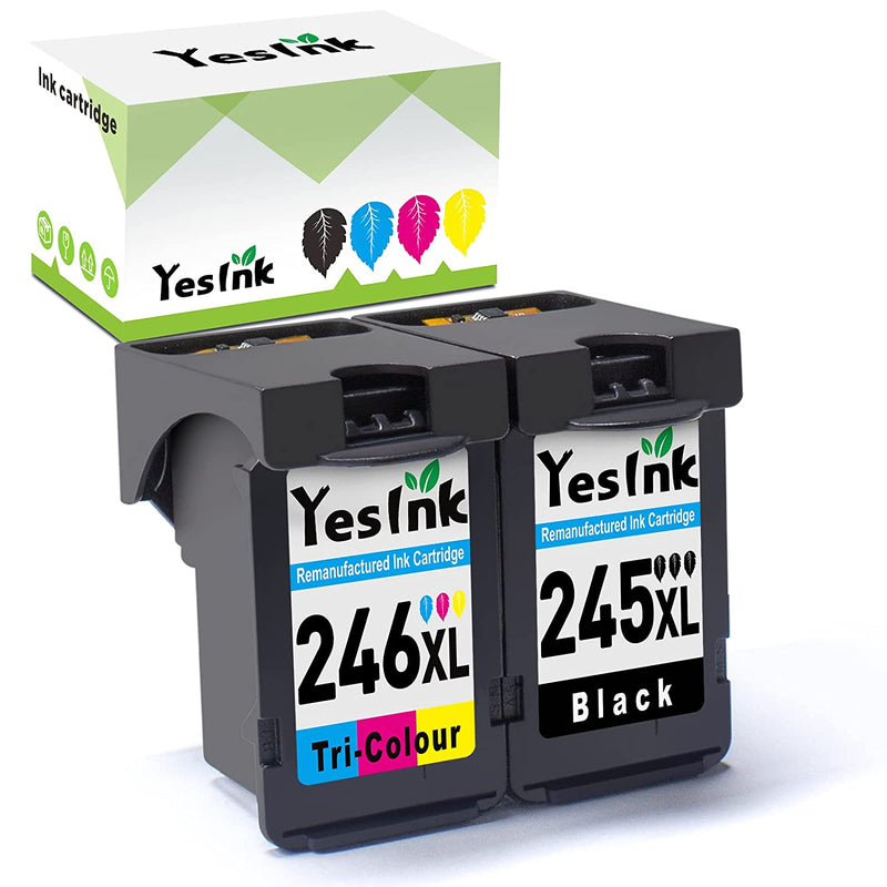 Yesink 245 246 Ink Cartridge Replacement For Cannon Pg 245Xl Cl 246Xl 245 246 Compatible With Pixma Ts3122 Mx492 Mx490 Mg2420 Mg2520 Mg2522 Mg2920 Mg2922 Mg3022