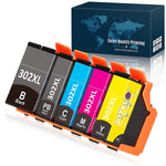 Ink Cartridge Replacement For Epson 302 Xl 302Xl Used For Expression Premium Xp 6000 Xp 6100 Printer 5 Pack 1 Photo Black 1 Black 1 Cyan 1 Magenta 1 Yellow