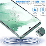 3 3 Pack Glass Screen Protector For Samsung Galaxy S22 5G 9H Tempered Glass Ultrasonic Fingerprint Compatible Hd Clear Case Friendly For Galaxy S22 Glass Screen Protector
