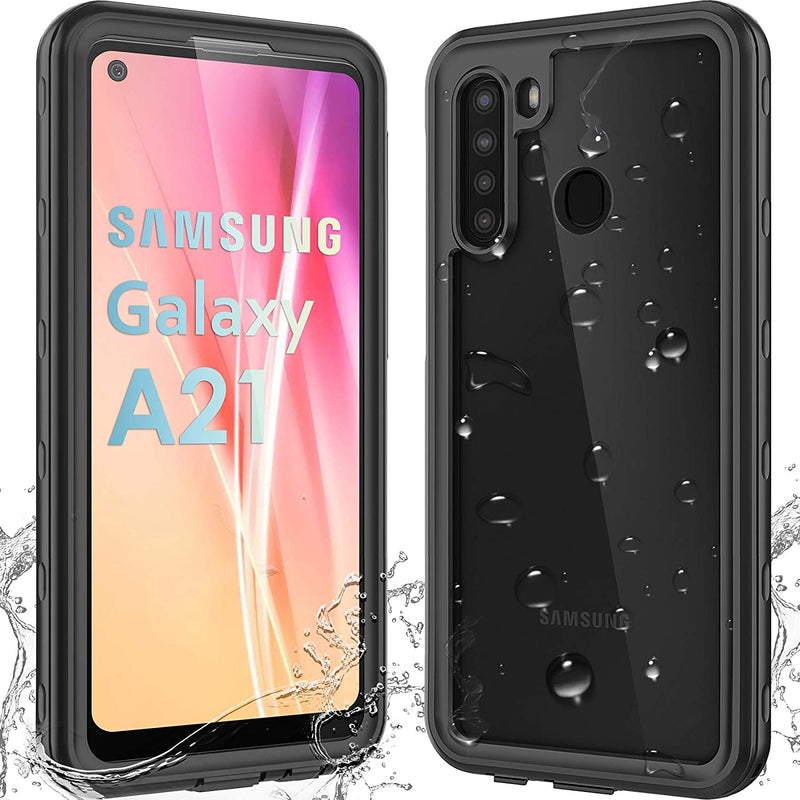 New For Samsung Galaxy A21 Phone Case With Built In Screen Protector Water