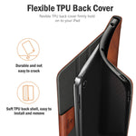 New Case For Ipad 9Th Generation Ipad 8Th Generation With Pencil Holder Vegan Leather Smart Cover For Ipad 10 2 9Th 8Th 7Th Gen Brown