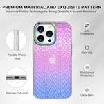 Mybat Pro Mood Series Slim Cute Clear Crystal Case For Iphone 13 Pro Max 6 7 Inch Stylish Shockproof Non Yellowing Protective Cover For Women Girls Iridescent Snake