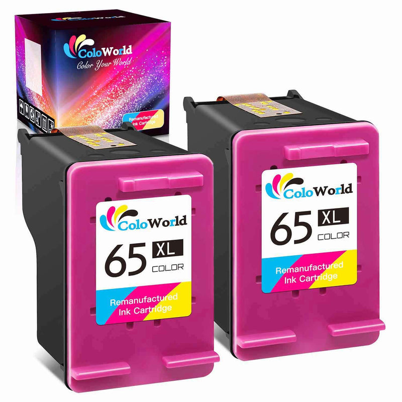 65 Ink Cartridge Replacement For Hp 65 Xl 65Xl Color Fit For Hp Deskjet 2600 2622 2652 3722 3755 3752 2640 2635 Envy 5055 5000 5052 5012 5010 5020 Amp 120 100 P