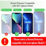 Musment Screen Protector Compatible For Iphone 13 Iphone 13 Pro 6 1 Hd Tempered Glass Anti Scratch 3 Pack Clear
