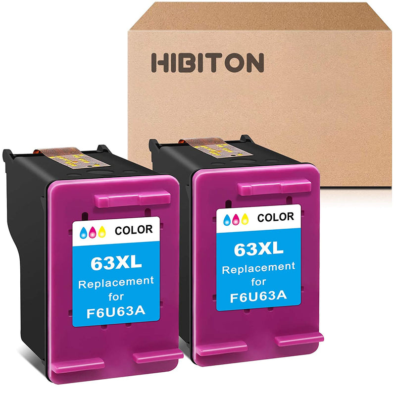 Ink Cartridge Replacement For Hp 63Xl 63 Xl Tri Color Used With Officejet 5252 3830 4650 5258 4655 4652 5200 Envy 4520 3634 4512 Deskjet 3636 3630 1112 3637 Pri