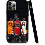 Legendary Basketball Theme Designed For Iphone 12 Pro Max Case Fashion Slim Protective Anti Scratch Premium Tpu Soft Cover Compatible With Iphone 12 Pro Max 6 7 Inch Lebron Jordan Kobe