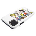 Compatible With Iphone 12 Pro Iphone 12 Case 6 1Inch Peanuts Layered Hybrid Tpu Pc Bumper Cover Peanuts Friends Stand