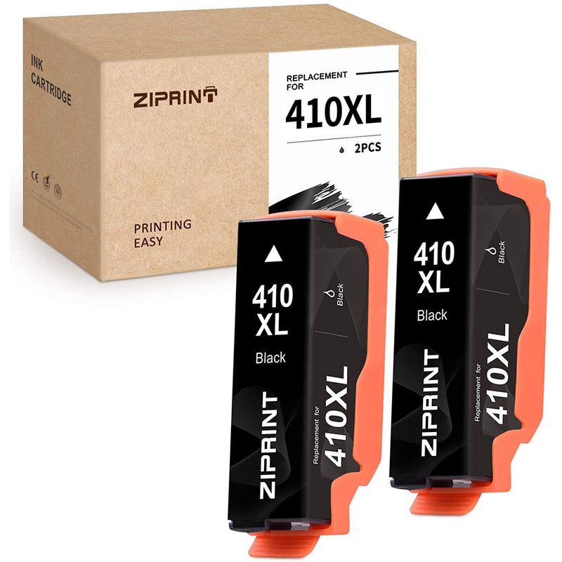 Ink Cartridge Replacement For Epson 410 Xl 410Xl T410Xl For Expression Xp 7100 Xp 830 Xp 640 Xp 630 Xp 635 Xp 530 Printer Black 2 Pack