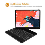 New Procase Ipad Pro 11 Screen Protector 2020 2018 Bundle With 360 Degree Rotation Swivel Cover Case With Wireless Keyboard For Apple Ipad Pro 11 Inch 201