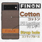 Finon Google Pixel 6 Case Design Cotton Model Pc Tpu Cotton Navy