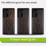 Carveit Wood Case For Galaxy S21 Ultra Case Hard Real Wood Soft Tpu Shockproof Protective Cover Unique Classy Wooden Case Compatible With Samsung S21 Ultra 5G Viking Compass Vegvisir Blackwood