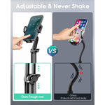 Fego Cup Phone Holder For Car Height Adjustable Pole Never Shake Bumpy Roads Friendly Car Phone Holder Mount Hands Free Cup Holder Phone Mount Compatible With Iphone Samsung And All Cell Phones