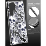 Loqupe Cute Clear Crystal Case For Samsung Galaxy S22 Ultra 5G 6 8 Inch 2022 Released Shockproof Series Hard Pc Tpu Bumper Protective Cover For Women Girls Skull