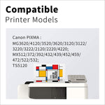 Ink Cartridge Replacement For Canon 240Xl Pg 240Xl 241Xl Cl 241Xl Ink Cartridges For Pixma Mg3620 Mg3220 Mg2220 Mx472 Mx452 Mg3520 Mx532 Mx392 Printer Black Tr