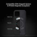 Pitaka Protective Case For Iphone 12 Pro Magez Case Pro 2 Compatible With Magez Chargers Durable Drop Tested Magnetic Cover With Tpu Bumpers Shock Absorbing Protection
