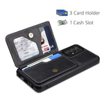 New Galaxy S21 Ultra Wallet Case With Credit Card Slot Holder Case 4 Card