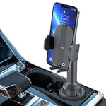 Cup Holder Phone Mount No Shaking Sturdy Height Rotatable Cup Phone Holder For Car Oqtiq Cup Holder Mount For Truck Car Compatible With All Cell Phones Quick Extension Long Arm