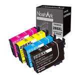 4 Packs 288Xl Remanufacture Ink Cartridges Replacement For Epson 288 Xl 288Xl T288Xl For Expression Home Xp 430 Xp 440 Xp 330 Xp 340 Xp 434 Xp 446 Printer 1 Bl