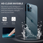 2 2 Pack Yikor 2 Pack Iphone 13 Pro Max 6 7 Inch 5G Back Screen Protector 2 Pack Camera Lens Protector Compatible With Iphone 13 Pro Max Anti Scratches Easy Installation 9H Tempered Glass