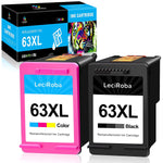 63Xl Ink Cartridges For Hp 63Xl Ink Combo Pack And Hp Ink 63 Use With Officejet 3830 Envy 4520 4512 Officejet 4650 5255 Deskjet 1112 3634 3639 3632 Printer 1