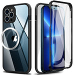 Double Sided Case Compatible With Iphone 13 Pro Case Buckle Full Body Case Compatible With Iphone 13 Pro Screen Protector Case Hd Full Body Cover Compatible With Iphone 13 Pro 6 1 Black