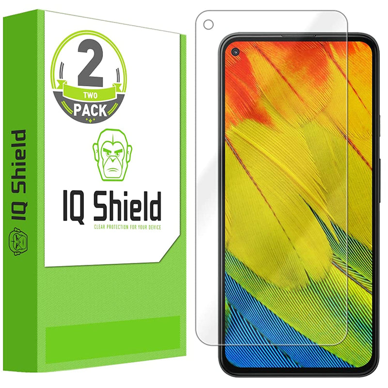 Iq Shield Screen Protector Compatible With Google Pixel 5A 5G 6 34 Inch2 Pack Anti Bubble Clear Film