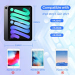 New Ipad Mini 6 Case 2021 8 3 Inch With Pencil Holder Trifold Slim Folio Protective Ipad Mini 6Th Generation Cover With Clear Back Shell Auto Wake Slee
