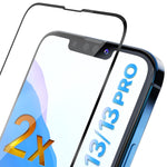 Utection 2X Full Screen Glass Protector For Iphone 13 13 Pro 6 1 Easy Installation Due To Frame Protective Tempered Glass Protection Cover Edge To Edge Coverage Case Friendly 2Pcs