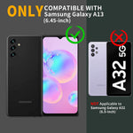 Duopal For Samsung Galaxy A13 5G Case Military Grade Protection Shockproof Case With Tempered Glass Hd Screen Protector And Kickstand Compatible With Samsung A13 Phone 6 5 Inch Green