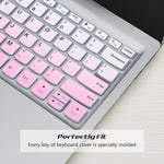 2 Pack Keyboard Cover For 2020 Lenovo Flex 5 14 2 In 1 Laptop Lenovo Ideapad 5 14 Ideapad S540 Lenovo Flex 5I 14 Yoga 9I 14 Thinkpad 14S Keyboard Skin Protectorgradual Pink Clear