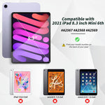 New Case Compatible With Ipad Mini 6 8 3 Inch 2021 With Pencil Holder Auto Wake Sleep Magnetic Attachment Shockproof Clear Shell Back Cover Support