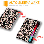 New Ipad Pro 11 Inch Case 2021 2020 2018 With Pencil Holder Leopard Cheetah Trifold Stand Protective Shockproof Cover Auto Sleep Wake For A2377 A2228