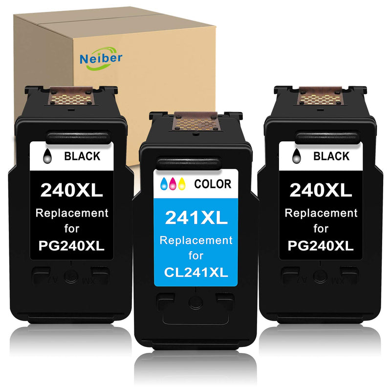 Ink Cartridge Replacement For Canon Pg 240Xl Cl 241Xl 240Xl 241Xl 240 241 Xl 2 Black 1 Color Fit With Pixma Mg3220 Mg3620 Mg3600 Mg3222 Ts5120 Mg2120 Mx432 M