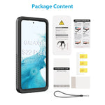 Fansteck Samsung Galaxy S22 Plus Waterproof Case Clear Sound Quality Built In Screen Protector Full Body Heavy Duty Shockproof Ip68 Waterproof Case For Samsung S22 Plus 6 6 Inch