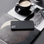 Pitaka Magnetic Case Compatible With Iphone 13 Mini 5 4 Inch Magez Case 2 100 Aramid Fiber Slim Fit Phone Cover 3D Grip Touch Black Greytwill