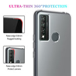 New Shiish For Tcl 20 Xe Case Slim Soft Flexible Clear Jelly Tpu Sho