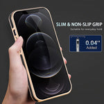 Designed For Iphone 13 Pro Max Case Women Men Handmade Not Chipping Off Anti Scratch Gold Surrounding Leather Business Case Phone Cover Protective Shockproof Slim Case For 13 Pro Max