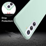 E Segoi Samsung Galaxy S21 Case Liquid Silicone Gel Rubber Shockproof Case Soft Microfiber Cloth Lining Cushion Compatible With Galaxy S21 5G 6 2 Inch 2021 Mint