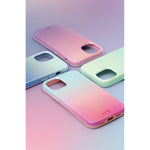 Laut Huex Fades Case Compatible With Iphone 12 Mini Holographic Finish 13Ft 4M Impact Protection Color Fade Design Mint