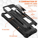 New Case For Galaxy A71 5G Pc Tpu Shockproof Cover With Stand For Samsung