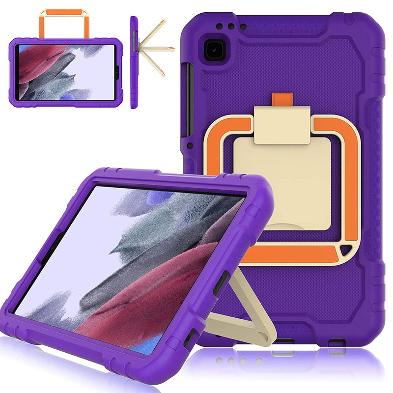 Samsung Galaxy Tab A7 Lite Case 8 7 Inch Galaxy Tab A7 Lite Case Tab A7 Lite Case Shockproof Convertible Handle Stand Kids Case For Samsung Galaxy Tab A7 Lite 8 7 Sm T220 T225 Purple